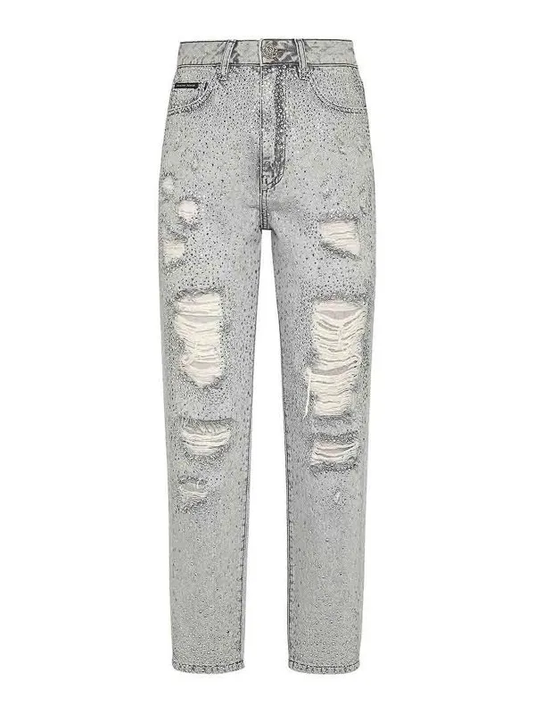 Philipp Plein Jean Bootcut - Foncé Délavé | FACCWDT2261PDE004N02