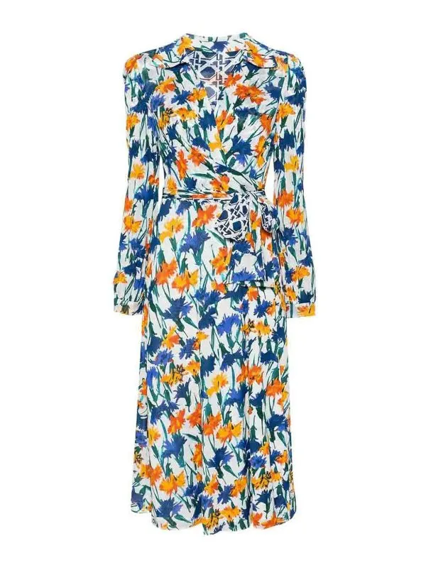 Diane Von Furstenberg Robe Au Genou - Multicolore | DVFDW1S006DIVCM