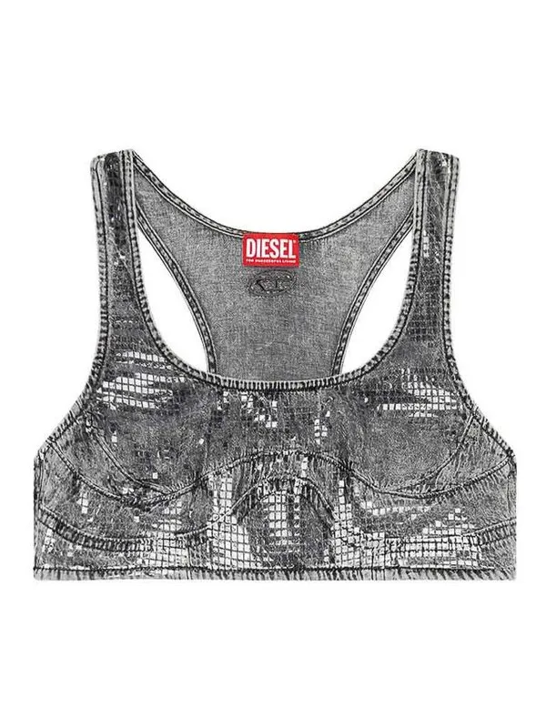 Diesel Top - Gris - Gris - Femme | A134480PGAC02 | thebs.com