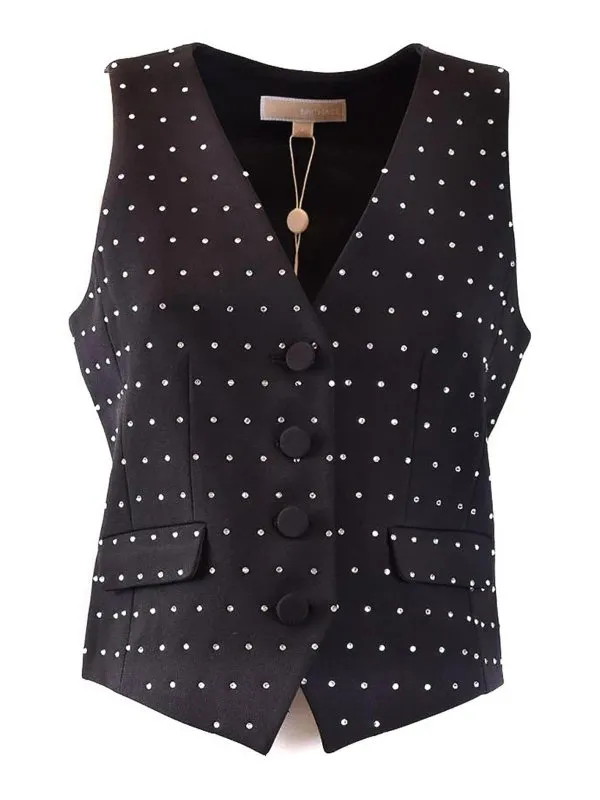 Michael Kors Gilet - Noir - Noir - Femme | MH3101C3GZ001