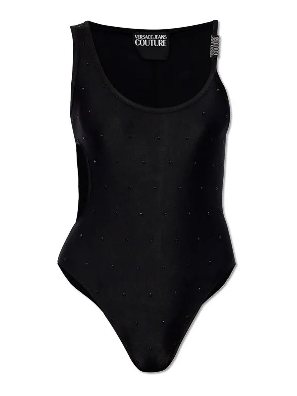 Versace Jeans Couture Top - Noir - Noir - Femme | 76HAME05CJXXE899