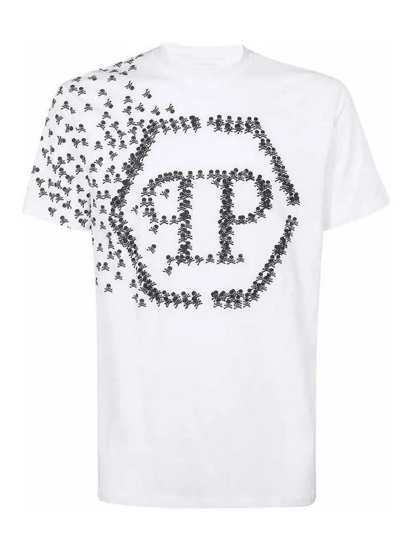 Philipp Plein T-Shirt - Blanc - Blanc | SACCMTK6190PJY002N01
