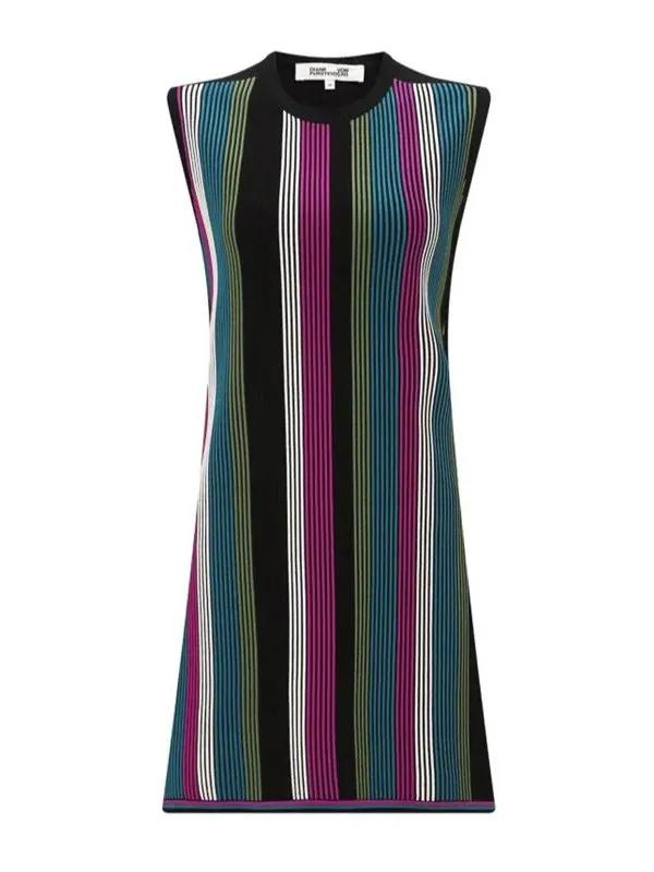 Diane Von Furstenberg Robe Au Genou - Multicolore | DVFDK3R004FNBSP