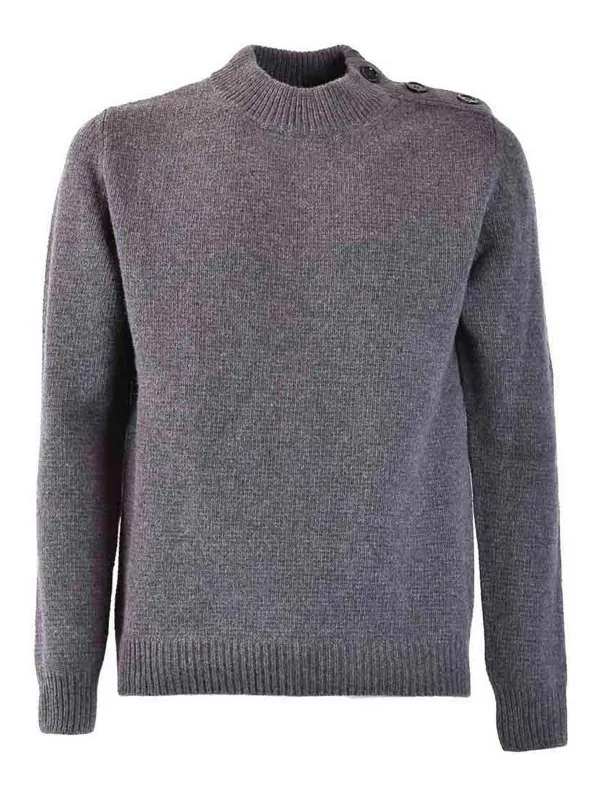 Dondup Pull Col Rond - Gris - Gris - Homme | UT225M00901U002DU920