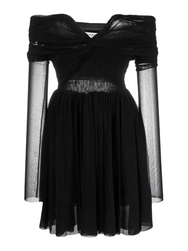 Philosophy di Lorenzo Serafini Robe Au Genou - Noir | 042657180555