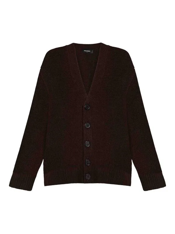 Dsquared2 Cardigan - Marron - Marron - Femme | S72HA1225D13030139