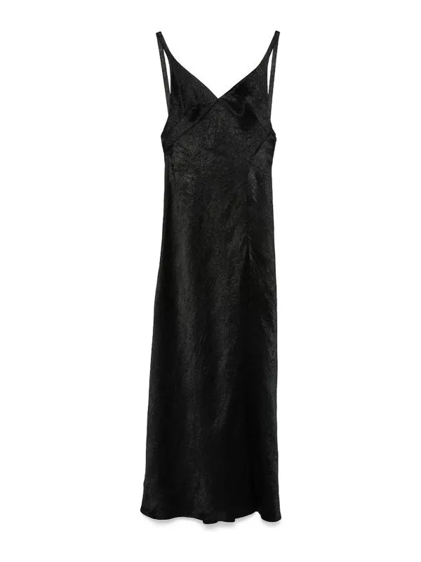 Alexander Mcqueen Maxi Robe - Noir - Noir - Femme | 807985QEAFP1000