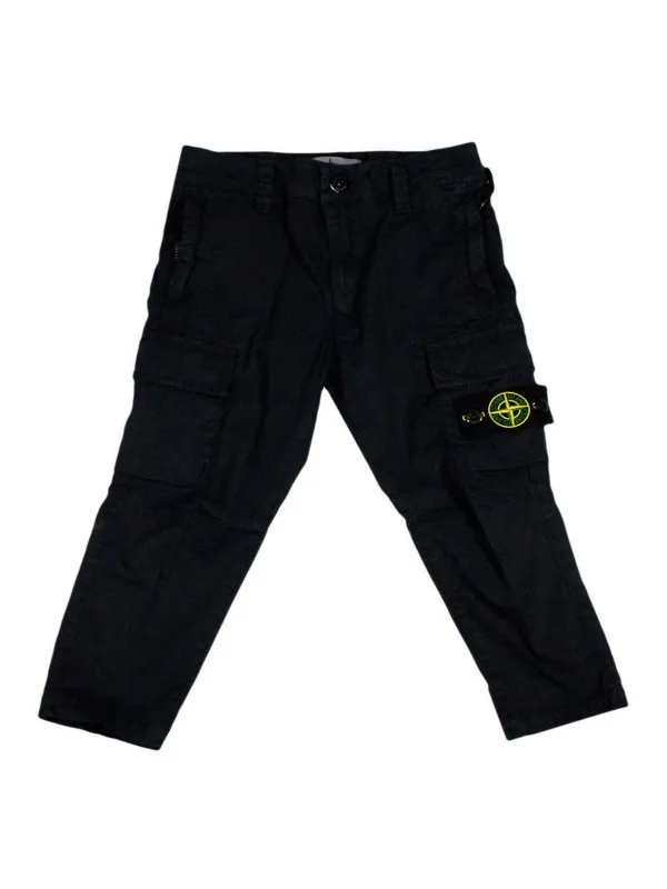 Stone Island Junior Pantalons Décontractés - Bleu | 801630410120