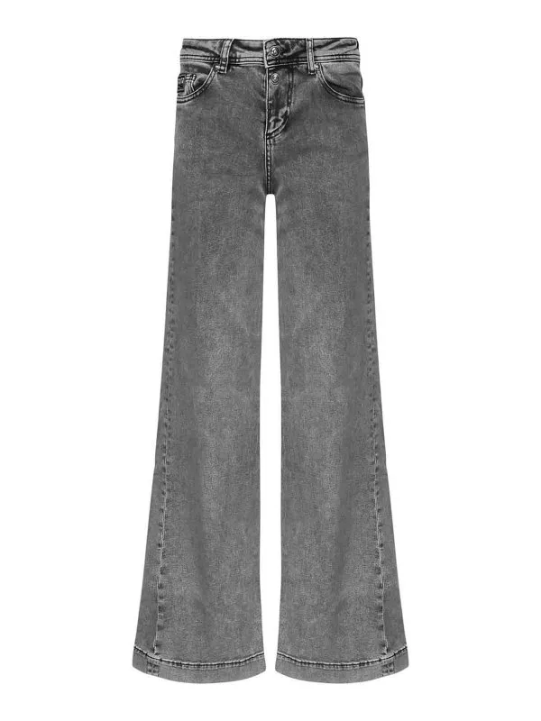 Versace Jeans Couture Jean Bootcut - Gris | 77HAB506CDW27909