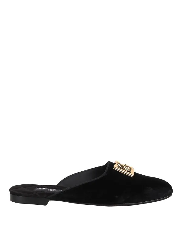 Dolce & Gabbana Tongs - Noir - Noir - Femme | CI0177A419580999