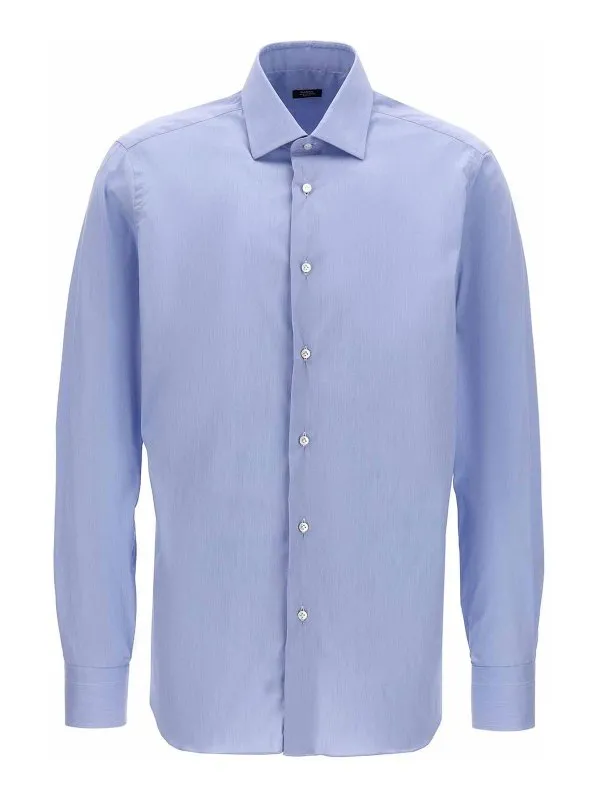 Barba Chemise - Bleu Clair - Bleu Clair - Homme | I1U12P01440910002
