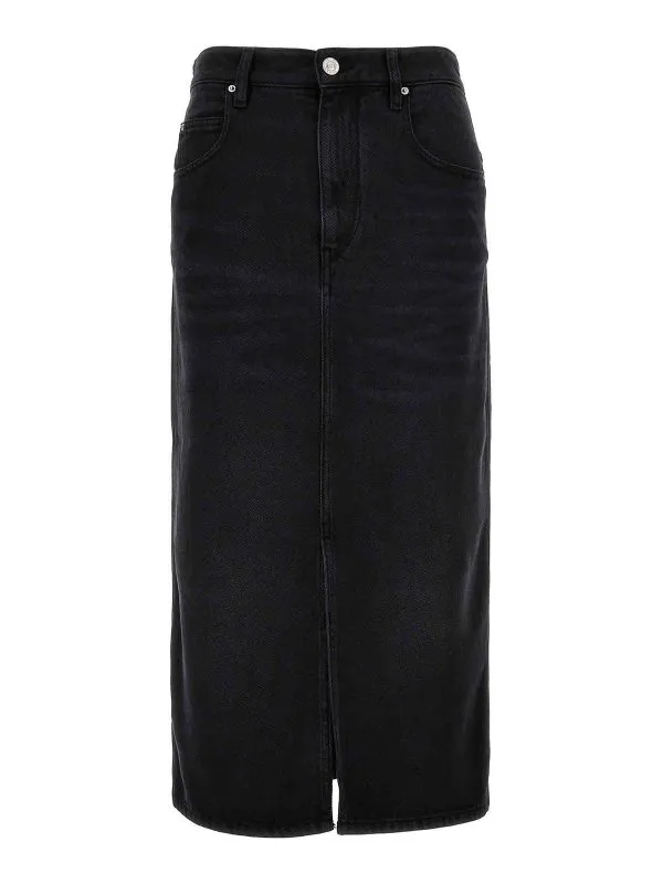 Isabel Marant Jupe Midi - Noir - Noir - Femme | JU0045FBB1H07I02FK