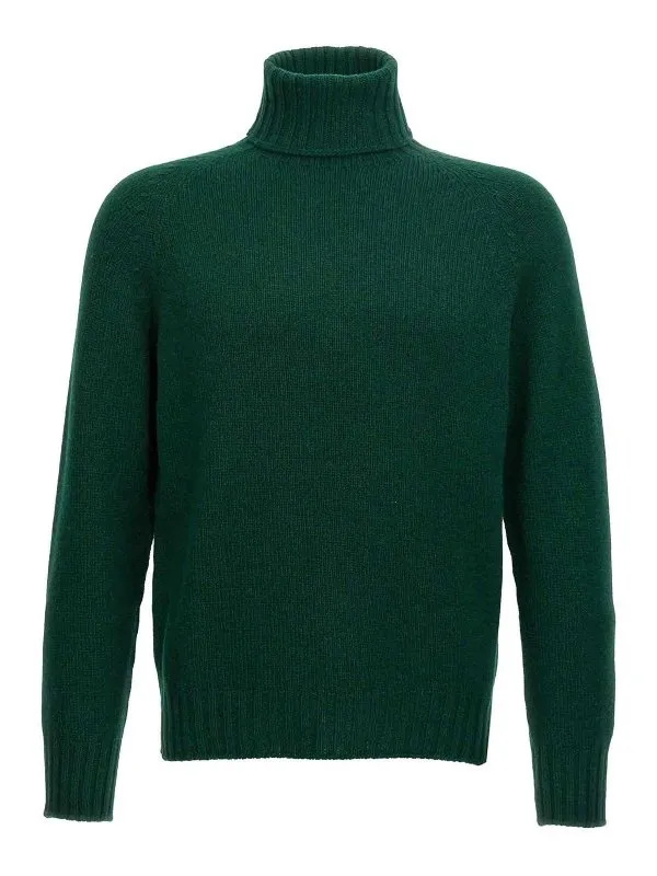 Ma'ry'ya Pull Col Roulé - Vert - Vert - Homme | YNK042B9