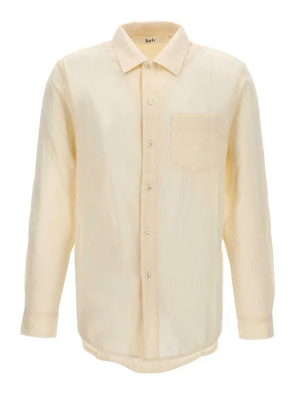 Seafarer Chemise - Blanc - Blanc - Homme | FW23LEOVANILLAWHITE