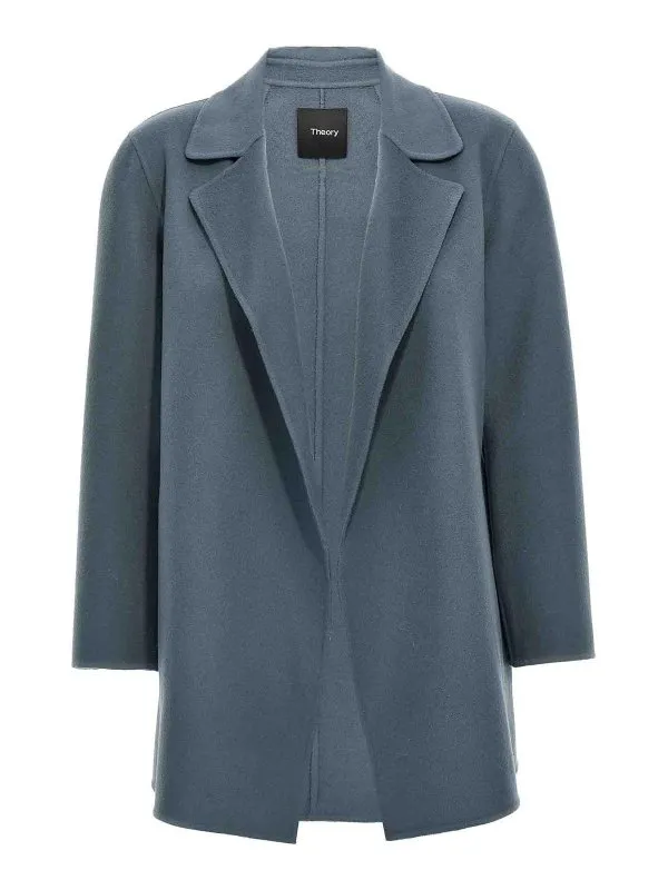 Theory Manteau Court - Bleu Clair - Bleu Clair | K0701412RAH