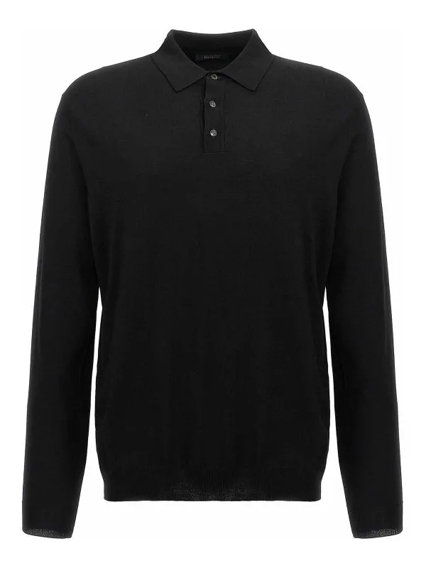 Zanone Polo - Noir - Noir - Homme | 810102Z0290N3017 | thebs.com