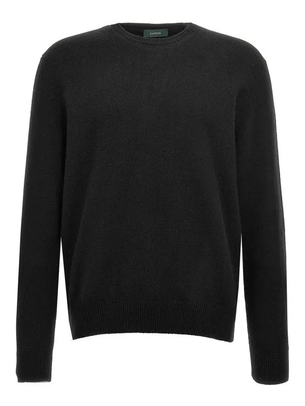 Zanone Pull Col Rond - Noir - Noir - Homme | 810104ZN207Z0015
