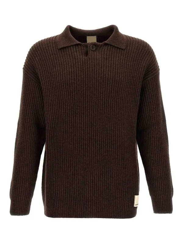 Emporio Armani Pull Col Rond - Marron - Marron | 6D1MZ21MH3Z0406