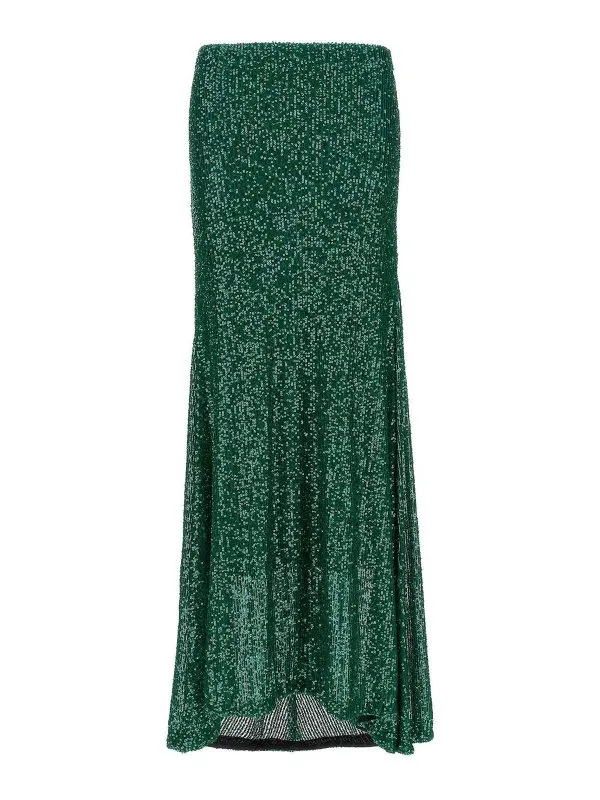 Le Twins Jupe Midi - Vert - Vert - Femme | MARIACRISTINAVERDE