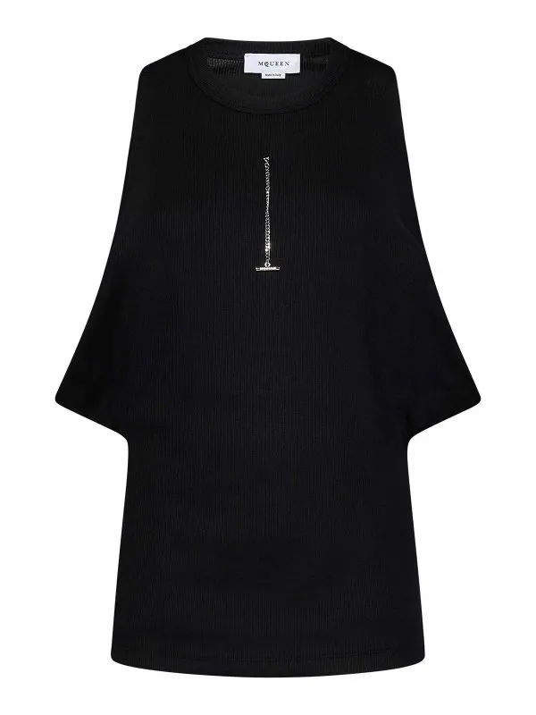 Alexander Mcqueen Top - Noir - Noir - Femme | 804191QLADW1000