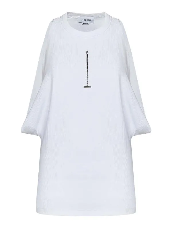 Alexander Mcqueen Top - Blanc - Blanc - Femme | 804191QLADW9000