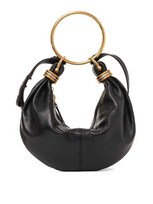 Chloe' Sac Bandoulière - Noir - Noir - Femme | CHC24AS611N72001