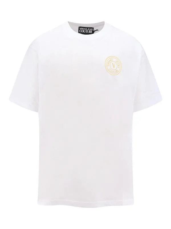 Versace Jeans Couture T-Shirt - Blanc - Blanc | 76GAHT03CJ00TG03