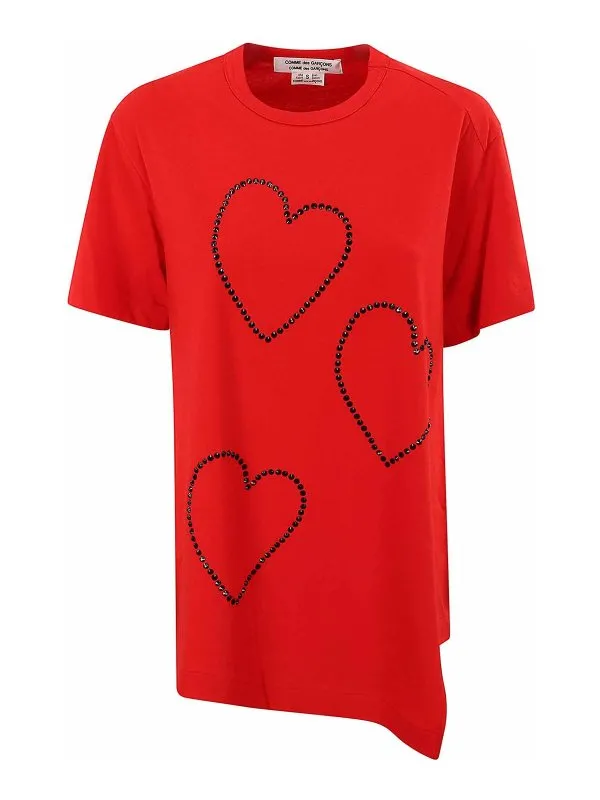 Comme Des Garcons T-Shirt - Rouge - Rouge - Femme | RNT001W242
