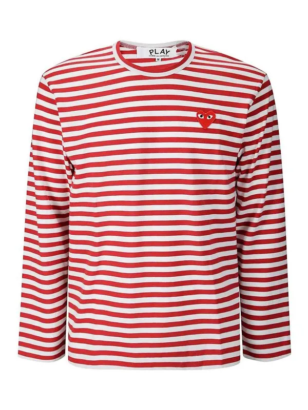 Comme des Garçons Play T-Shirt - Rouge - Rouge | AXT1640514