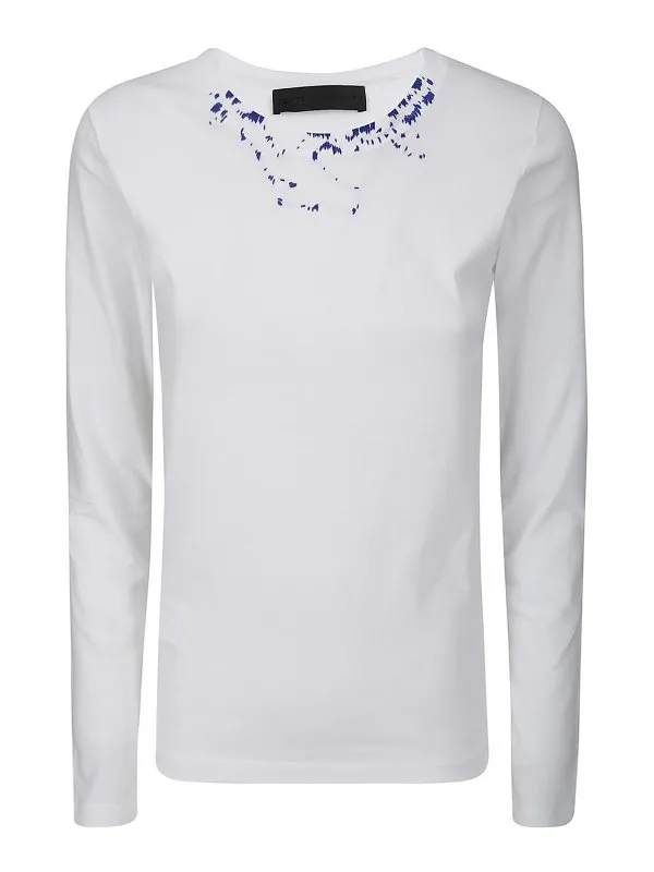 Maria Calderara T-Shirt - Blanc - Blanc - Femme | S404JR17