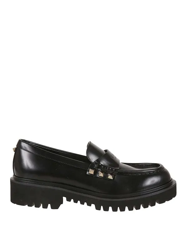 Valentino Garavani Mocassins - Noir - Noir - Femme | WS0HW9AWE0NO