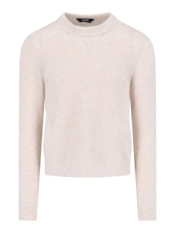 K-way Pull Col Bateau - Beige - Beige - Homme | K8133RWARQ