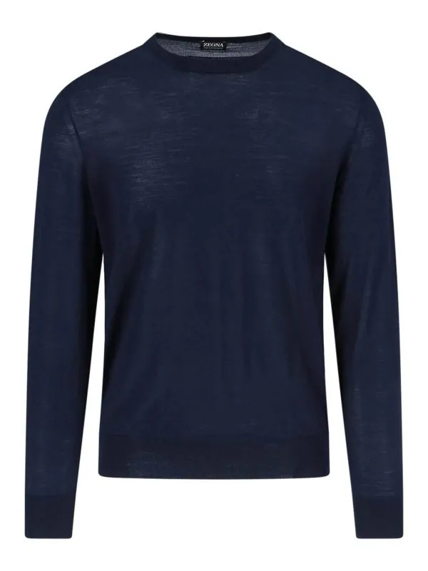 Zegna Pull Col Bateau - Bleu - Bleu - Homme | RUEM00A8110B09