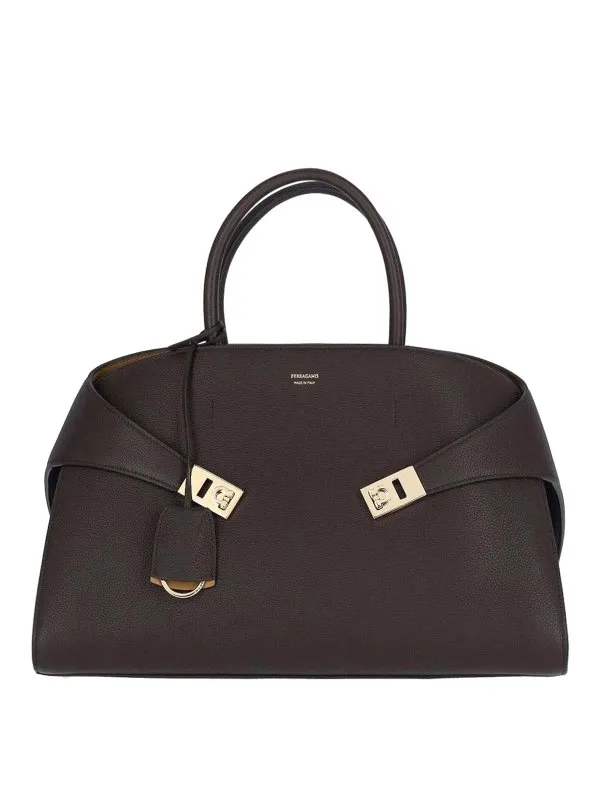 Ferragamo Sac Bandoulière - Hug - Marron - Femme | 777258045