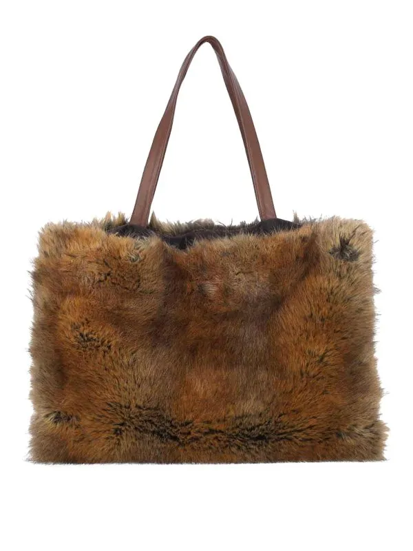 Niccolò Pasqualetti Sac Cabas - Marron - Marron | B061FOXFBROWN