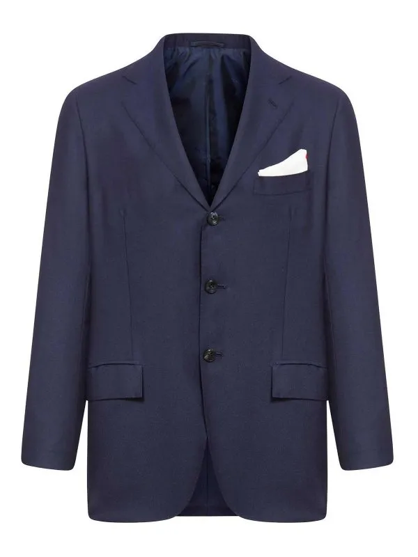 Kiton Veste Casual - Bleu - Bleu - Homme | UG89K027881001M01M