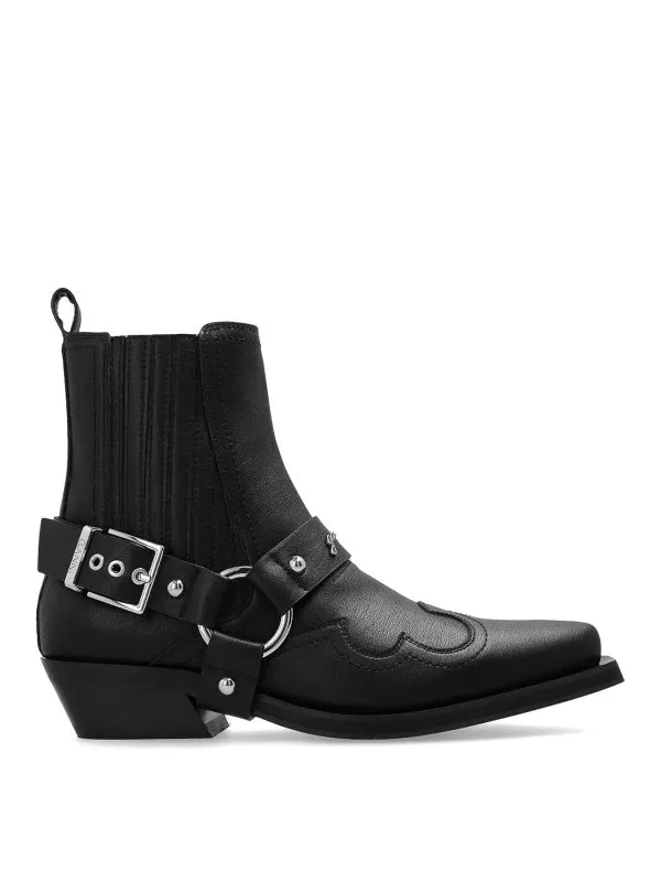 Ganni Bottes - Noir - Noir - Femme | S2744099 | thebs.com
