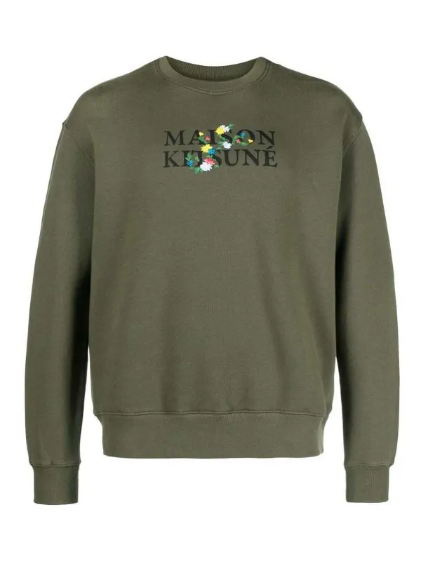 Maison Kitsuné Sweat-Shirts - Vert Foncé | LM00308KM0307P384