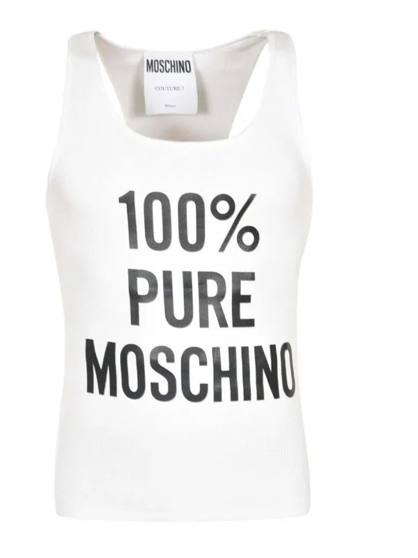 Moschino T-Shirt - Noir - Blanc - Homme | 890102301001