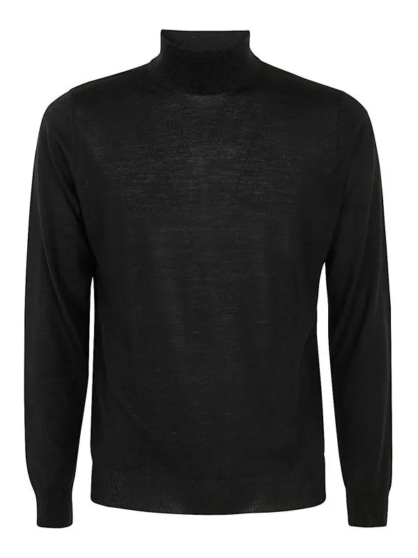 Drumohr Pull Col Roulé - Noir - Noir - Homme | D0D144690