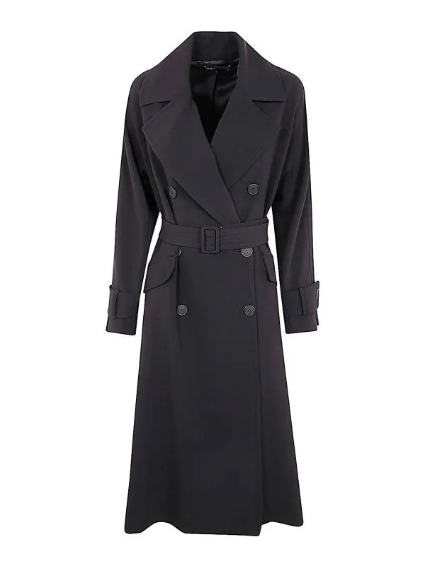 Drhope Trench-Coat - Noir - Noir - Femme | 3795F141790019
