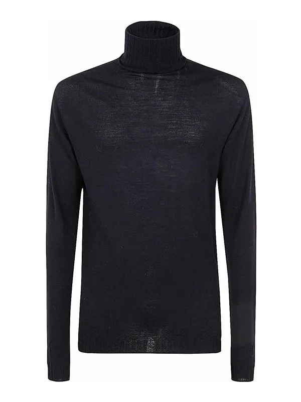 MD75 Pull Col Roulé - Noir - Noir - Homme | MD11123BLACK