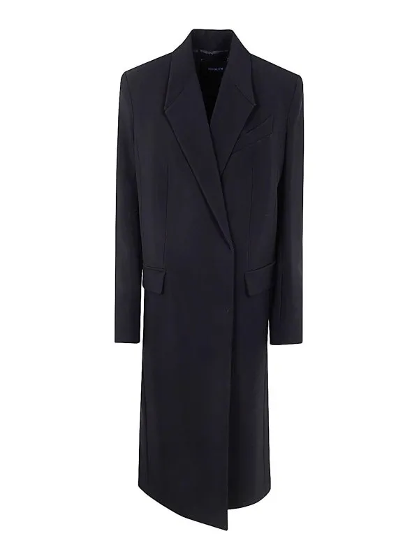 Mugler Manteau Court - Noir - Noir - Femme | 24F1MA01781821999
