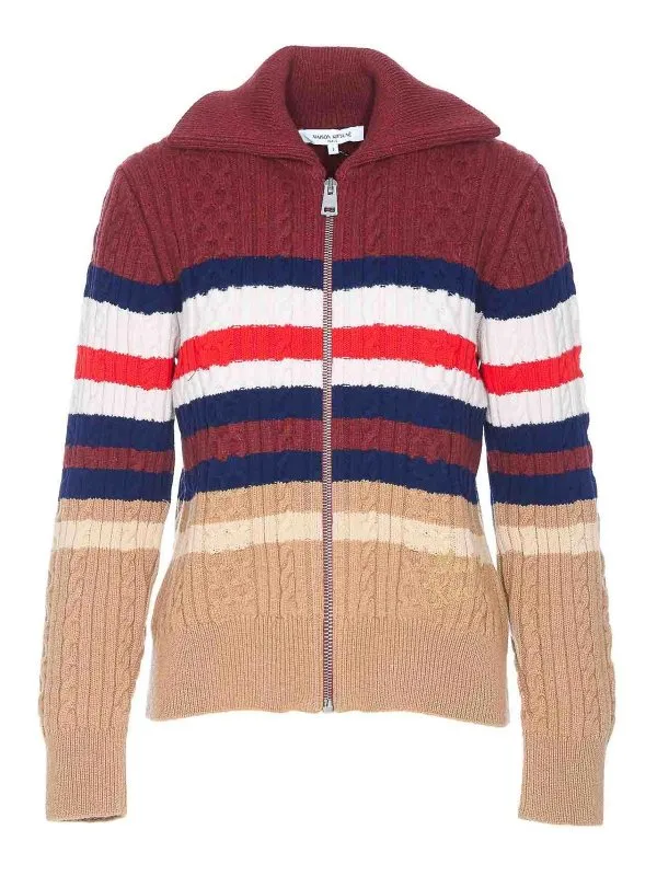 Maison Kitsuné Cardigan - Multicolore - Femme | NW00506KH00010031
