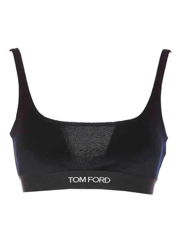 Tom Ford Top - Bleu - Bleu - Femme | BRJ018JEX065HB593