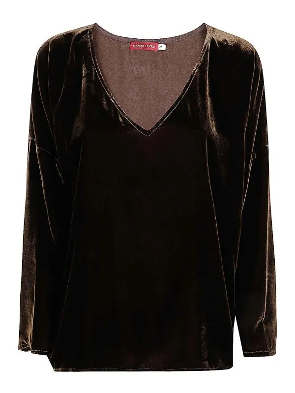 Bianco Levrin Chemise - Marron - Marron - Femme | S190V20