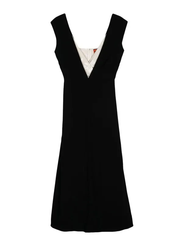 Colville Robe Au Genou - Noir - Noir - Femme | CVS24506BKCR