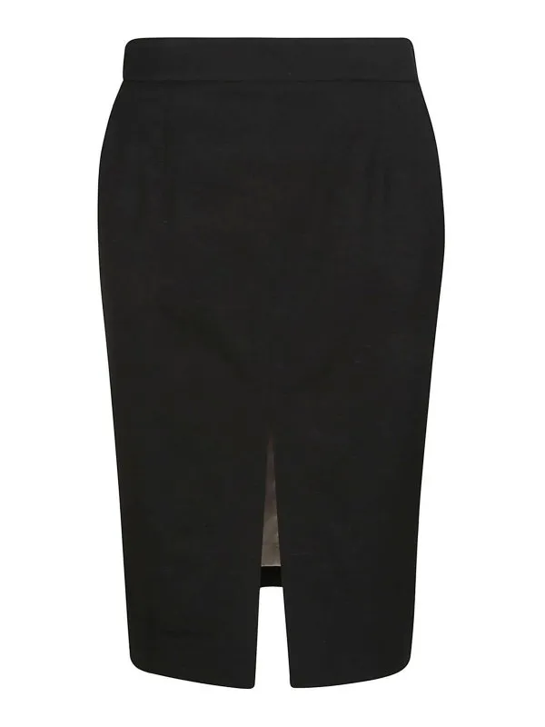 Tsolo Munkh Jupe Midi - Noir - Noir - Femme | G32D08CLAIRE001