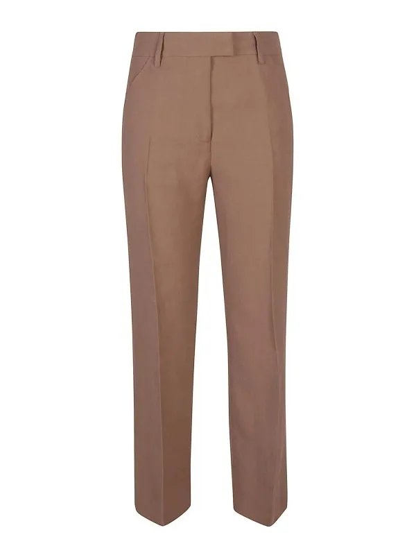 Tsolo Munkh Pantalons Décontractés - Marron | T747ID03GIADA006