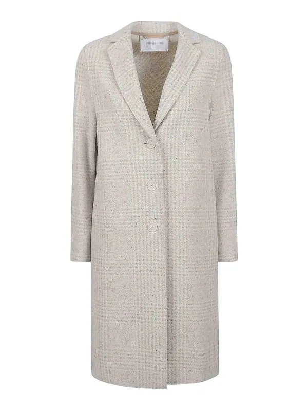 Harris Wharf London Manteau Au Genou - Gris - Gris | A1331MEZEZ01